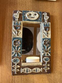  Les Argonautes Ceramic Mirror by les Argonautes France 1960s - 3808441