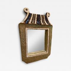  Les Argonautes Ceramic Mirror by les Argonautes france 1960s - 3359803