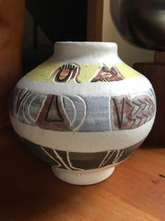  Les Argonautes Ceramic Vase by Les Argonautes France Vallauris 1960s - 2831172