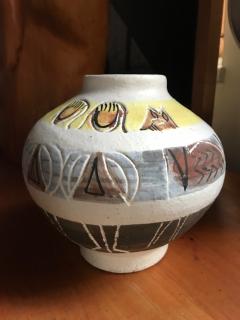  Les Argonautes Ceramic Vase by Les Argonautes France Vallauris 1960s - 2831174