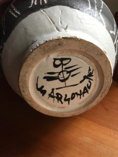  Les Argonautes Ceramic Vase by Les Argonautes France Vallauris 1960s - 2831175