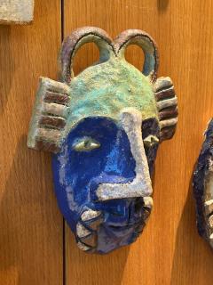  Les Argonautes Ceramic mask by les Argonautes France Circa 1960s - 4478188