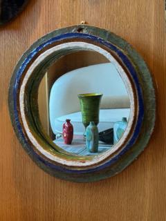 Les Argonautes Ceramic mirror by les Argonautes France 1960s - 4123057