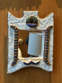  Les Argonautes Ceramic mirror by les Argonautes France 1960s - 4495968