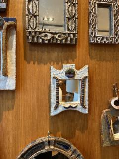  Les Argonautes Ceramic mirror by les Argonautes France 1960s - 4495973