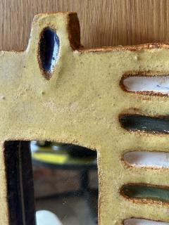  Les Argonautes Ceramic mirror by les Argonautes France 1960s - 4754993