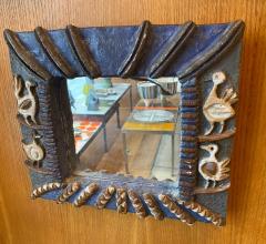  Les Argonautes Les Argonautes Ceramic Mirror France 1960s - 2948138