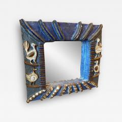  Les Argonautes Les Argonautes Ceramic Mirror France 1960s - 2951843