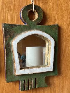  Les Argonautes Les Argonautes Ceramic Mirror France 1960s - 4312804