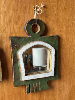  Les Argonautes Les Argonautes Ceramic Mirror France 1960s - 4312809