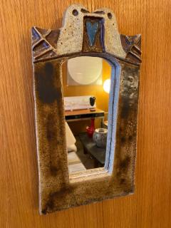  Les Argonautes Les Argonautes Ceramic Mirror France Vallauris 1960s - 2342609
