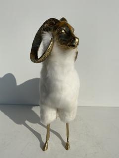  Les Lalanne Brass Mountain Sheep or Ram Sculpture - 1275679