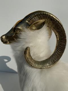  Les Lalanne Brass Mountain Sheep or Ram Sculpture - 1275682