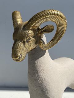  Les Lalanne Brass Ram Sculpture - 1390109