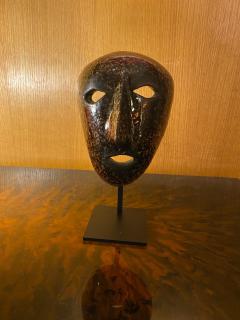  Les Potiers D Accolay Ceramic Mask Accolay France 1960s - 2852375