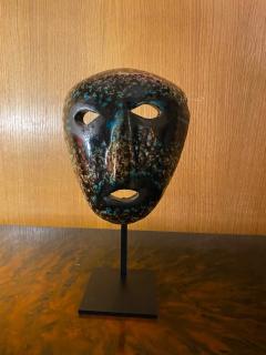  Les Potiers D Accolay Ceramic Mask Accolay France 1960s - 2852387