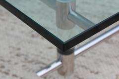  Les Prismatiques 1970s Les Prismatiques Lucite And Chrome Coffee Table - 1546647