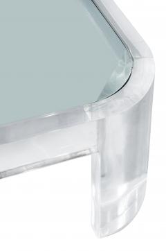  Les Prismatiques Exceptional Lucite and Glass Coffee Table by Les Prismatiques - 142826