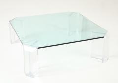  Les Prismatiques Les Prismatique Lucite Glass Coffee Table - 4547047