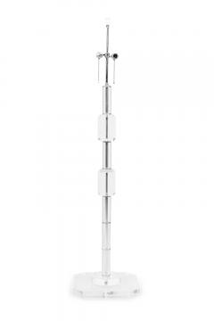  Les Prismatiques Les Prismatiques French Mid Century Lucite Gem Cut Floor Lamp - 4273819