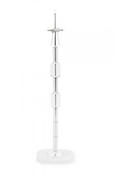  Les Prismatiques Les Prismatiques French Mid Century Lucite Gem Cut Floor Lamp - 4273822