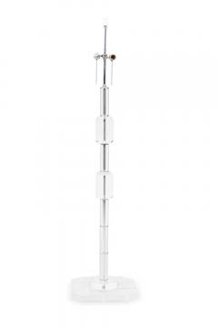  Les Prismatiques Les Prismatiques French Mid Century Lucite Gem Cut Floor Lamp - 4273823