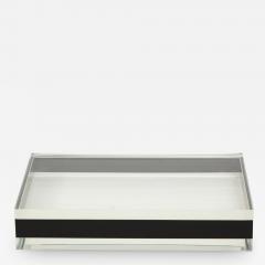  Les Prismatiques Les Prismatiques Rare Jewelry Box in Clear And Black Lucite 1979 - 2436124