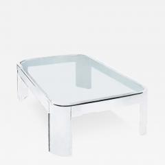  Les Prismatiques Les Prismatiques Rare Lucite and Glass Rectangular Coffee or Cocktail Table - 3182959