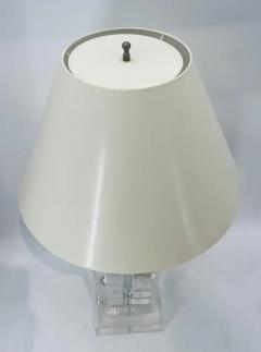  Les Prismatiques Pair of Lucite Table Lamps attb to Les Presmatiques  - 3609714