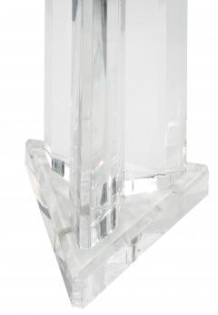  Les Prismatiques Triple Edge Lucite Block Table Lamp by Les Prismatiques - 190572