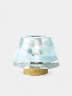  Leucos Glass and Brass Table Lamp by Renato Toso and Roberto Pamio Italy c 1960 - 4051510