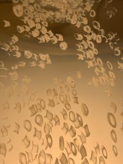  Leucos Idra table lamp in Murano glass by Rossana Toso for Leucos 1980 - 4428324