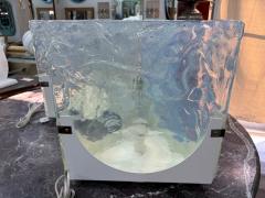  Leucos Pair Of Opalescent Murano Glass Lamps By Leucos - 4505617