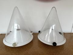  Leucos Pair of Lamps Murano Glass by Leucos Italy 1980s - 2952031