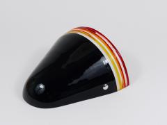  Leucos Roberto Pamio Febo Wall Lamp Sconce Black Murano Glass Leucos Italy 1980s - 4231804