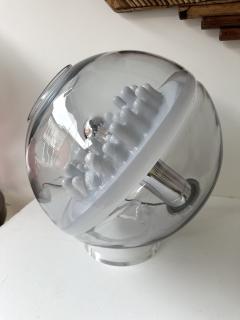  Leucos Space Age Murano Glass and Lucite Lamp by Leucos Italy 1970s - 4060733