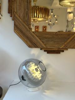  Leucos Space Age Murano Glass and Lucite Lamp by Leucos Italy 1970s - 4060738