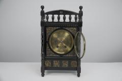  Lewis Foreman Day Lewis F Day Howell James Sons Aesthetic Movement Ebonised Polychrome Clock - 4188268