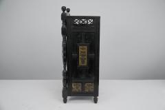  Lewis Foreman Day Lewis F Day Howell James Sons Aesthetic Movement Ebonised Polychrome Clock - 4188271