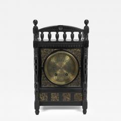  Lewis Foreman Day Lewis F Day Howell James Sons Aesthetic Movement Ebonised Polychrome Clock - 4221839