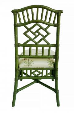  Lexington Home Brands Lexington Chinese Chippendale Rattan Side Chairs Painted Set of 4 - 4416385