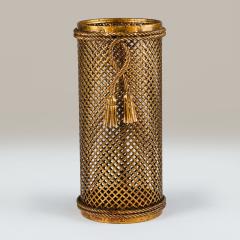  Li Puma Firenze Mid century rope and tassel umbrella stand by Li Puma Florence Italy 1950s - 4744345