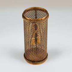  Li Puma Firenze Mid century rope and tassel umbrella stand by Li Puma Florence Italy 1950s - 4744373