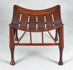  Liberty Co Egyptian Revival Oak Thebes Stool - 1910174