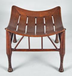  Liberty Co Egyptian Revival Oak Thebes Stool - 1910175