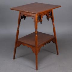  Liberty Co Liberty Co A Rare Moorish Anglo Japanese Walnut Side Table - 4185448