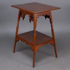  Liberty Co Liberty Co A Rare Moorish Anglo Japanese Walnut Side Table - 4185450