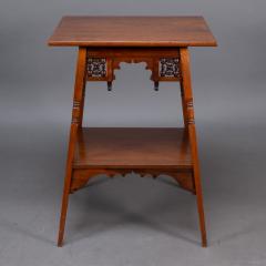  Liberty Co Liberty Co A Rare Moorish Anglo Japanese Walnut Side Table - 4185453