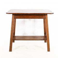  Liberty Co Liberty Co A Robust Arts Crafts Oblong Oak Side Table - 4185456