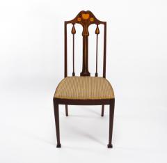  Liberty Co Liberty Co Arts Crafts Mahogany Side Chair with Floral Inlay - 4185604